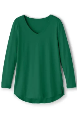 Soft Surroundings Tops|Soft Essential Supima Isabel Long Sleeve Tunic