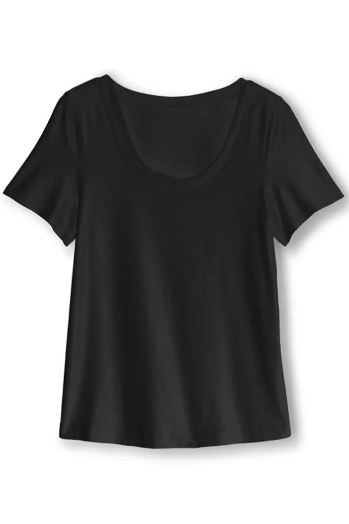 Soft Surroundings Tops|Soft Essential Supima Short Sleeve Tee