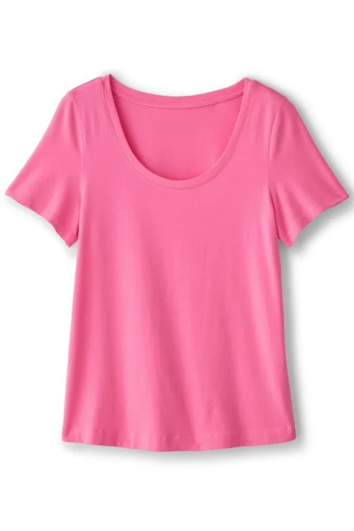 Soft Surroundings Tops|Soft Essential Supima Short Sleeve Tee