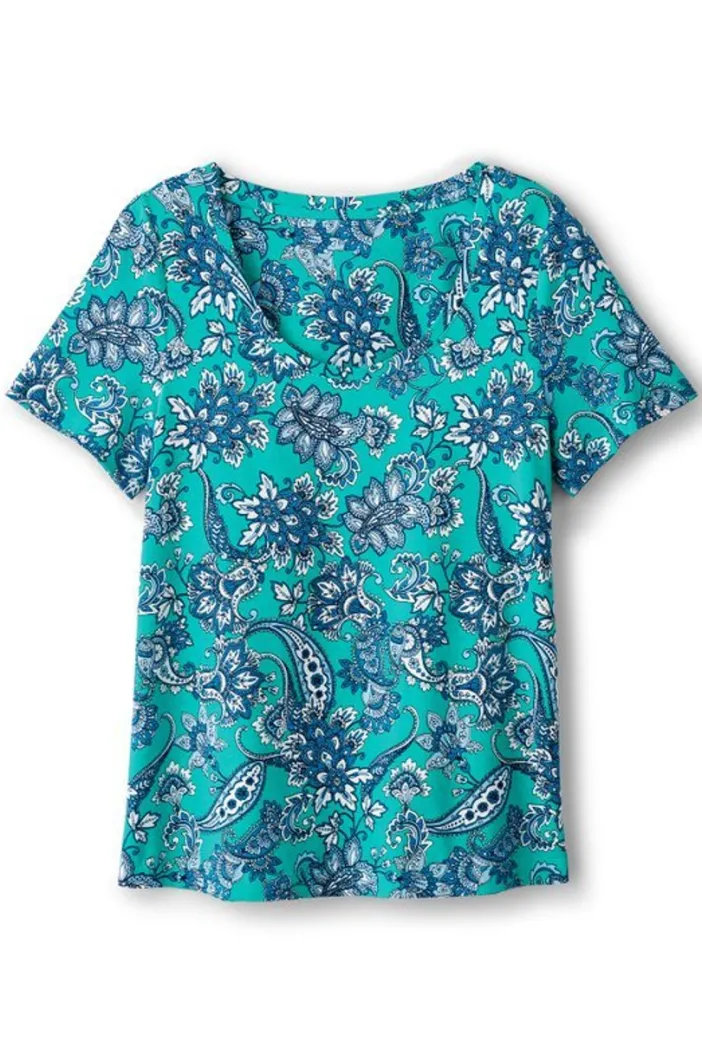 Soft Surroundings Tops|Soft Essential Supima Short Sleeve Tee