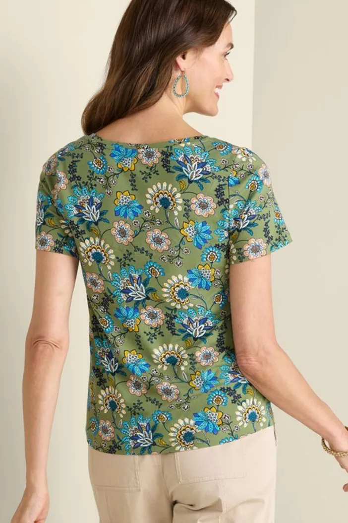 Soft Surroundings Tops|Soft Essential Supima Short Sleeve Tee
