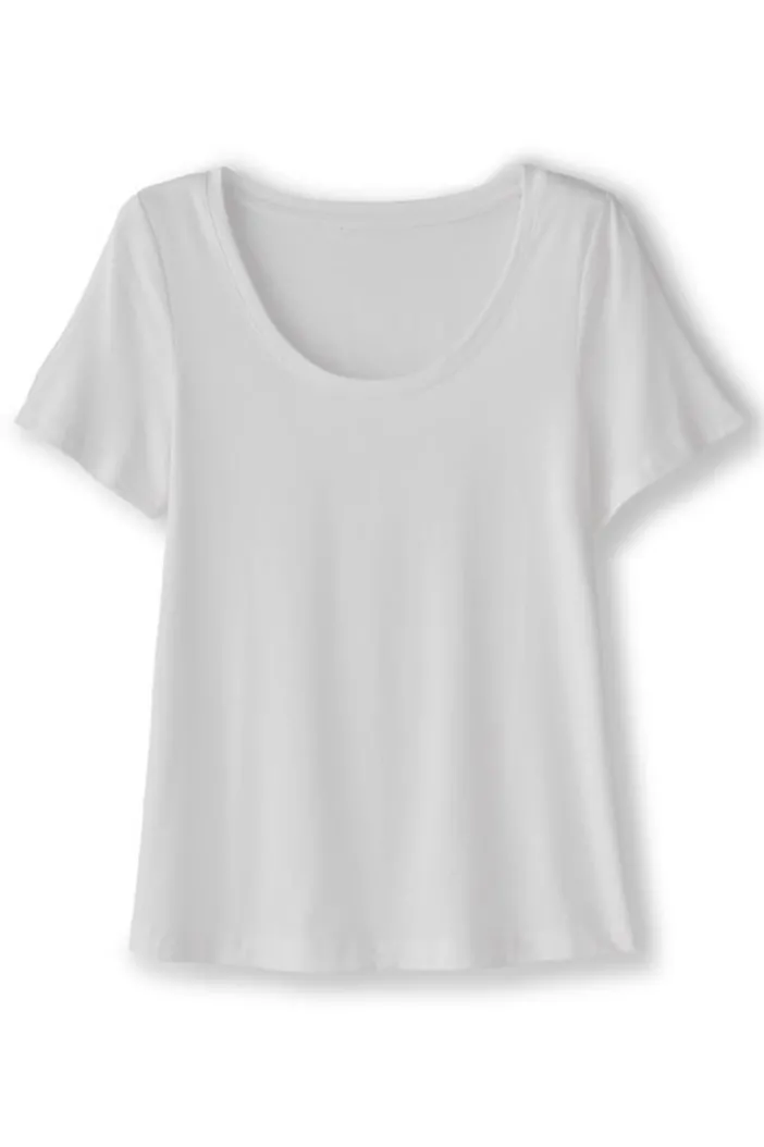Soft Surroundings Tops|Soft Essential Supima Short Sleeve Tee