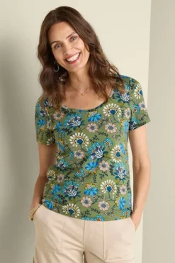 Soft Surroundings Tops|Soft Essential Supima Short Sleeve Tee