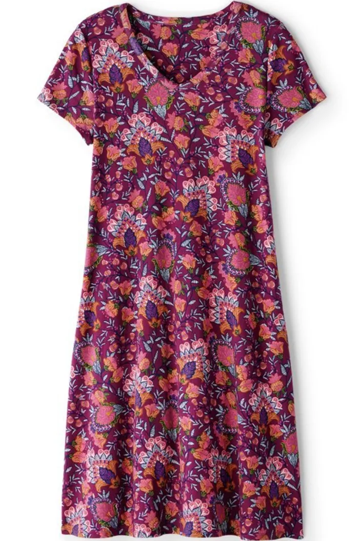 Soft Surroundings Dresses|Soft Essential Supima T-Shirt Dress