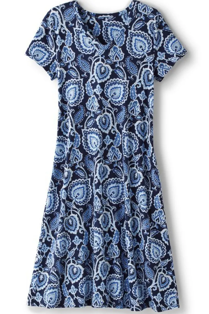 Soft Surroundings Dresses|Soft Essential Supima T-Shirt Dress