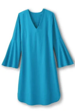 Soft Surroundings Dresses|Soleil Linen Blend Dress