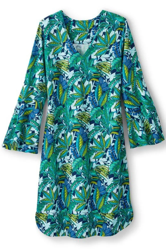 Soft Surroundings Dresses|Soleil Linen Blend Dress