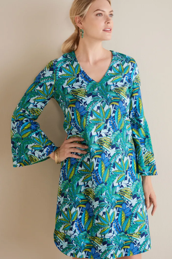 Soft Surroundings Dresses|Soleil Linen Blend Dress