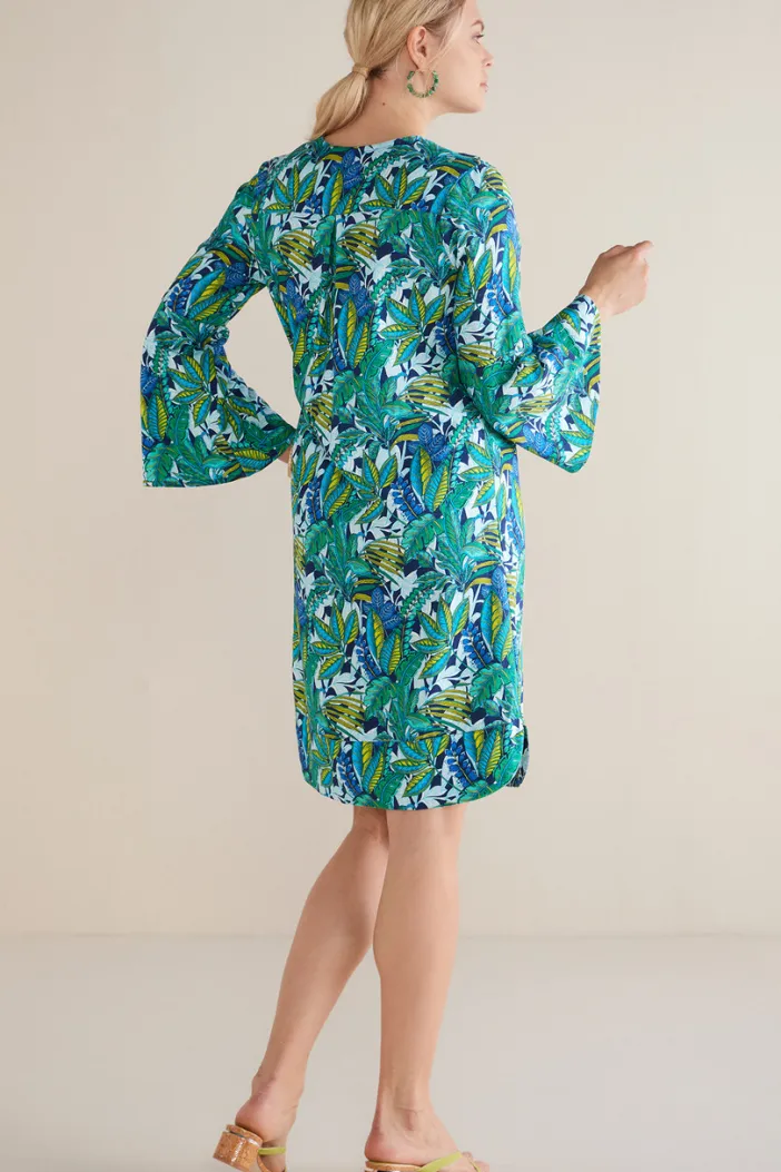 Soft Surroundings Dresses|Soleil Linen Blend Dress