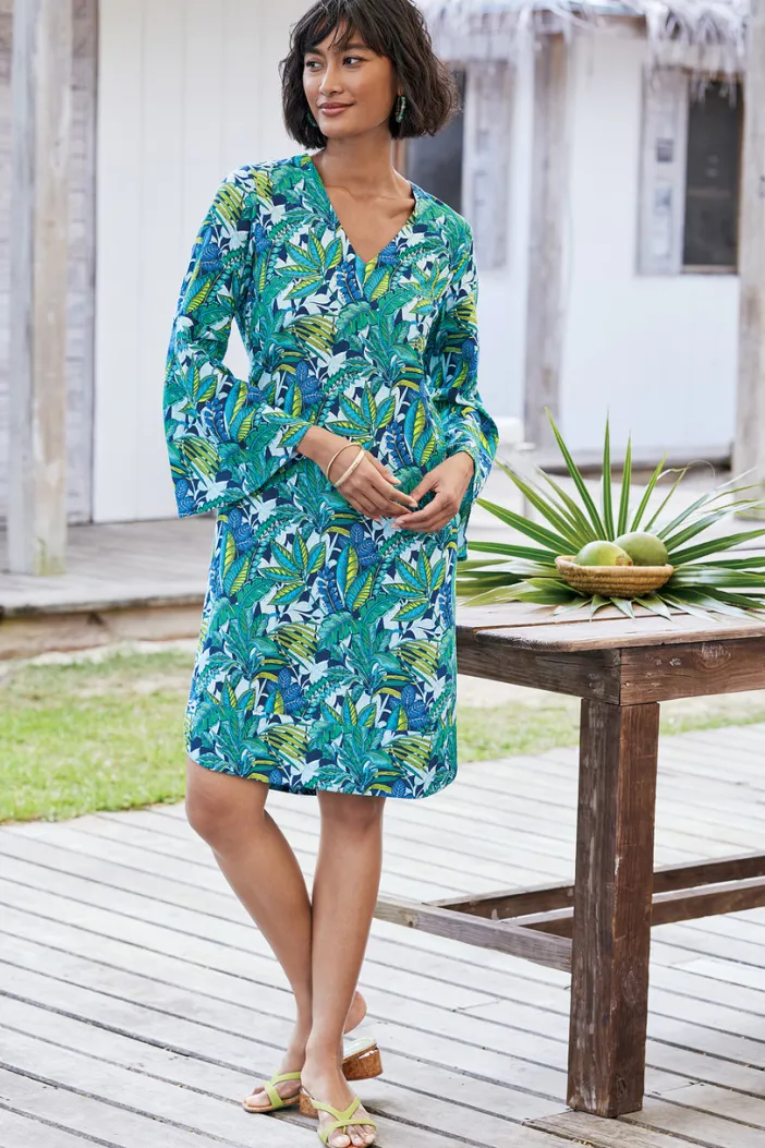 Soft Surroundings Dresses|Soleil Linen Blend Dress