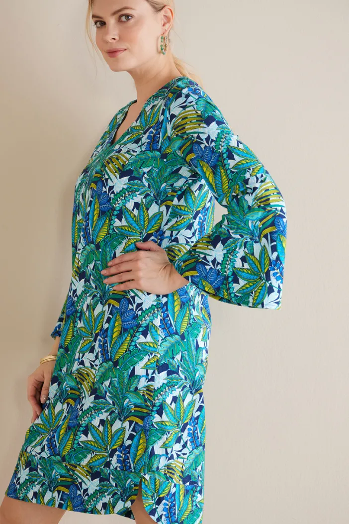 Soft Surroundings Dresses|Soleil Linen Blend Dress