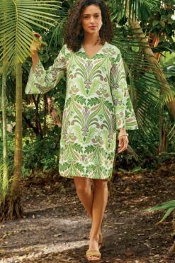 Soft Surroundings Dresses|Soleil Linen Blend Dress