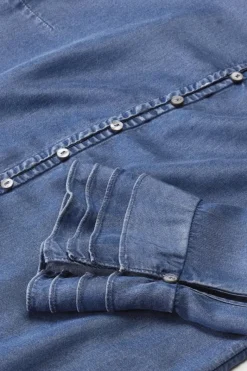 Soft Surroundings Tops|Sonnet Tencel™ Shirt Chambray