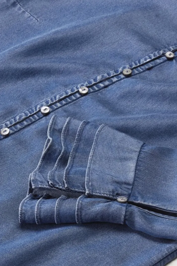 Soft Surroundings Tops|Sonnet Tencel™ Shirt Chambray