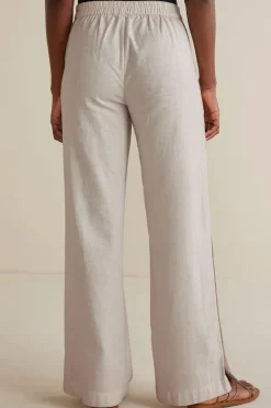 Soft Surroundings Pants|Sonoma Linen Blend Wide Leg Pants