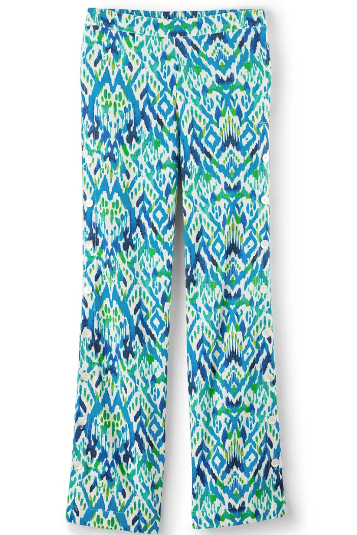 Soft Surroundings Pants|Sonoma Linen Blend Wide Leg Pants