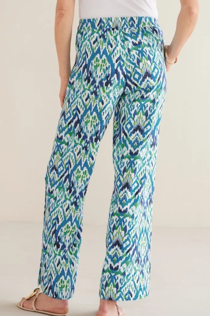 Soft Surroundings Pants|Sonoma Linen Blend Wide Leg Pants