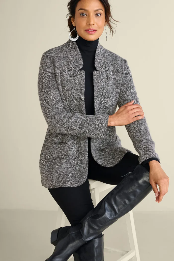 Soft Surroundings Jackets & Coats|St. James Jacket Charcoal