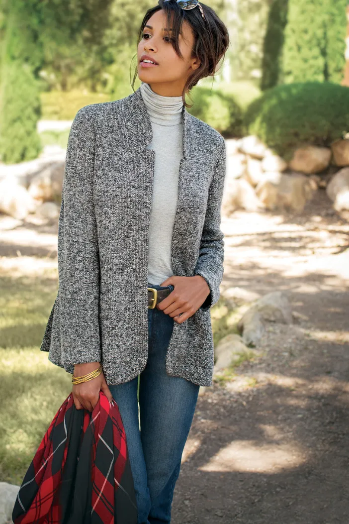 Soft Surroundings Jackets & Coats|St. James Jacket Charcoal