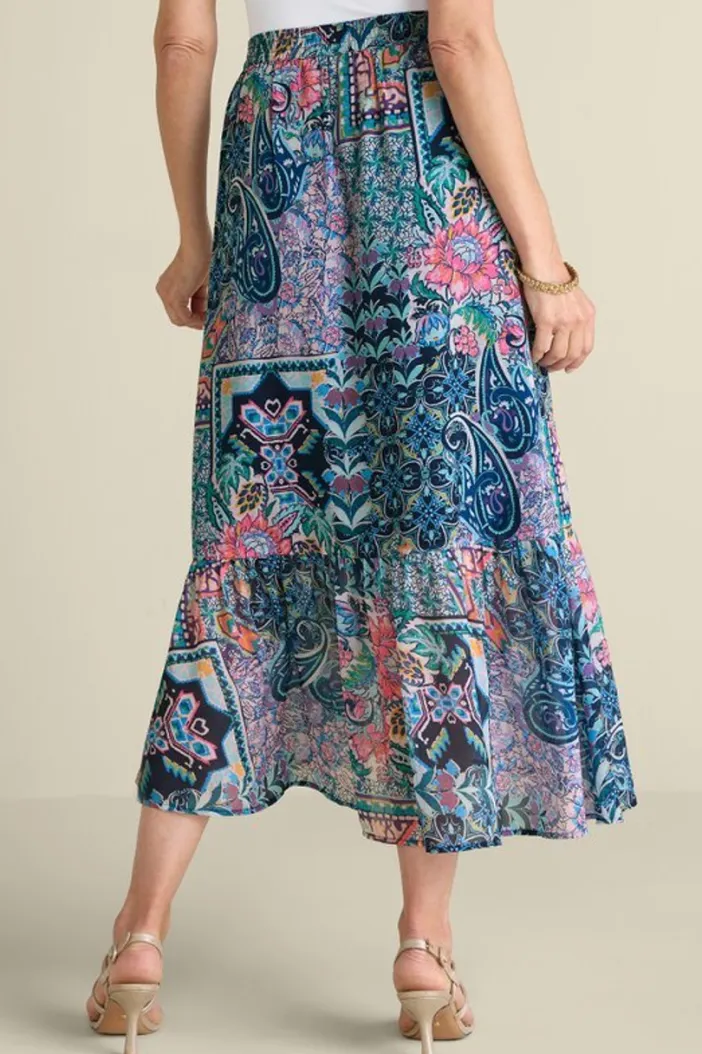 Soft Surroundings Skirts|Sumarti Midi Skirt SafiTapestry