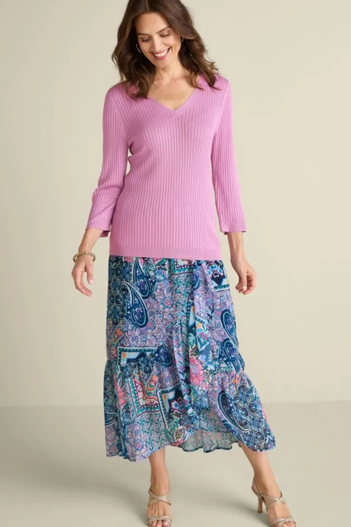 Soft Surroundings Skirts|Sumarti Midi Skirt SafiTapestry