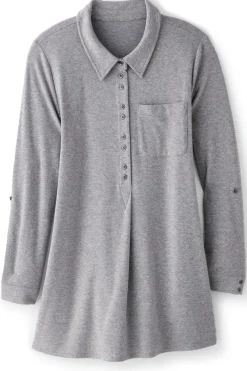 Soft Surroundings Tops|Take It Easy Top MediumHeatherGrey