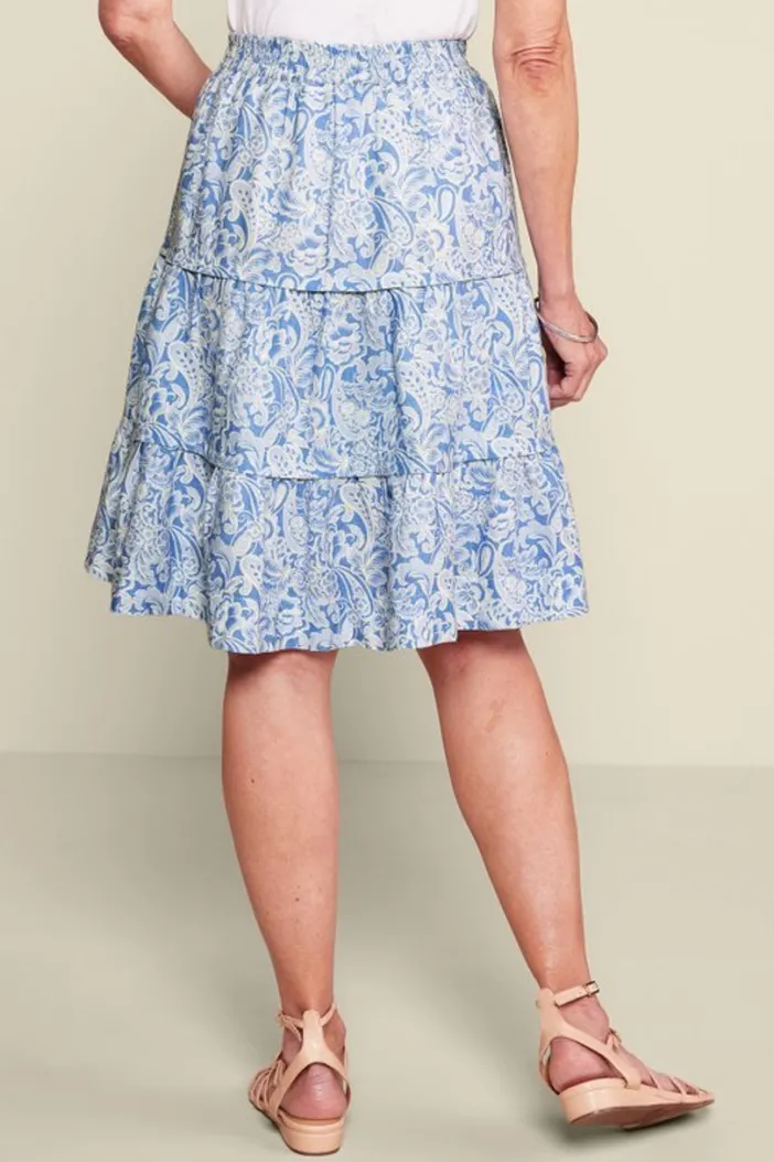 Soft Surroundings Skirts|Talisa Linen Blend Skirt