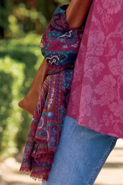 Soft Surroundings Scarves & Wraps|Tamara Paisley Scarf Multi
