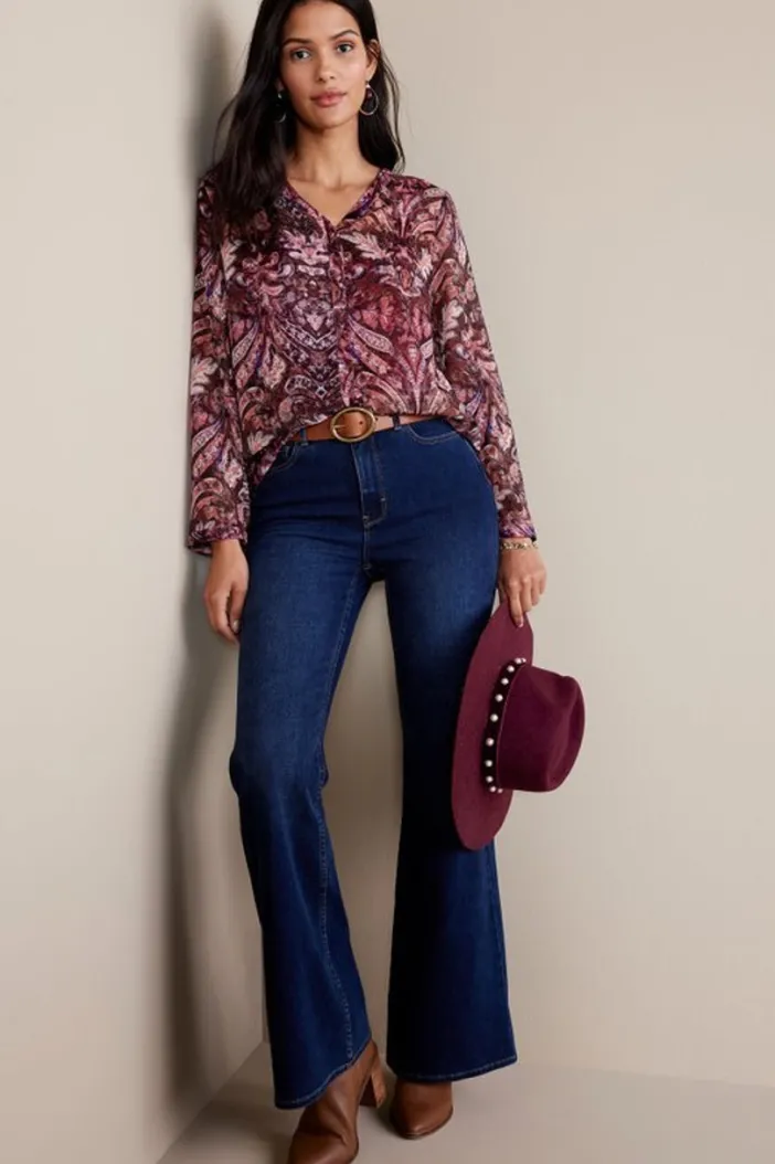 Soft Surroundings Tops|Tasha Top MultiTapestry