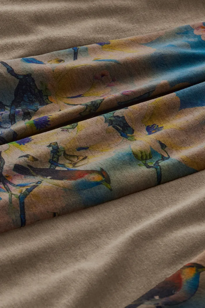 Soft Surroundings Toppers|Tea Gardens Topper Brown/Teal