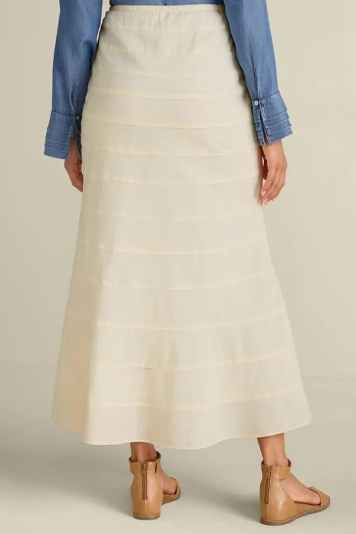 Soft Surroundings Skirts|Terah Maxi Skirt AntiqueWhite