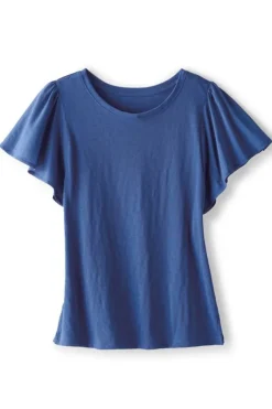 Soft Surroundings Tops|Tessa Tee EstateBlue