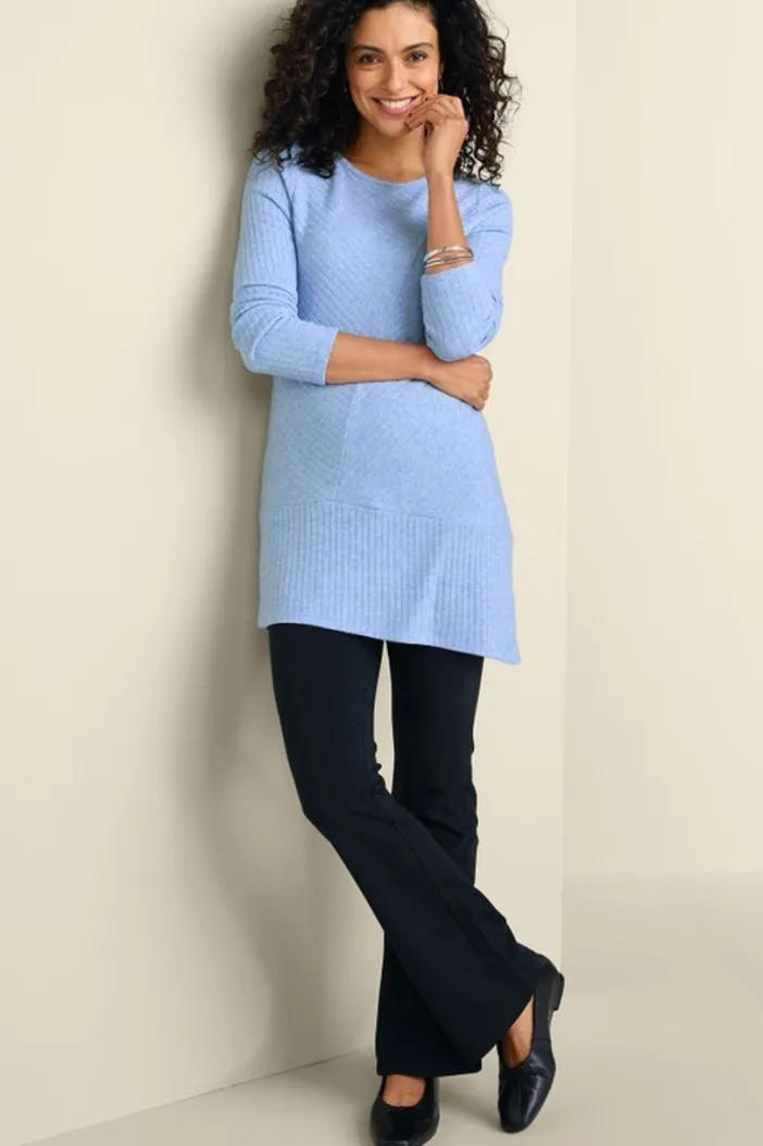 Soft Surroundings Tops|Textured Asymmetrical Tunic