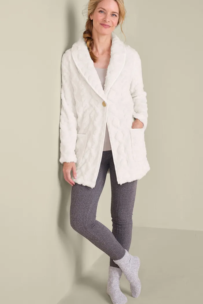 Soft Surroundings Sweaters & Cardigans|Sleepwear & Lounge|Textured Most Wonderful Cardi SugarSwizzle
