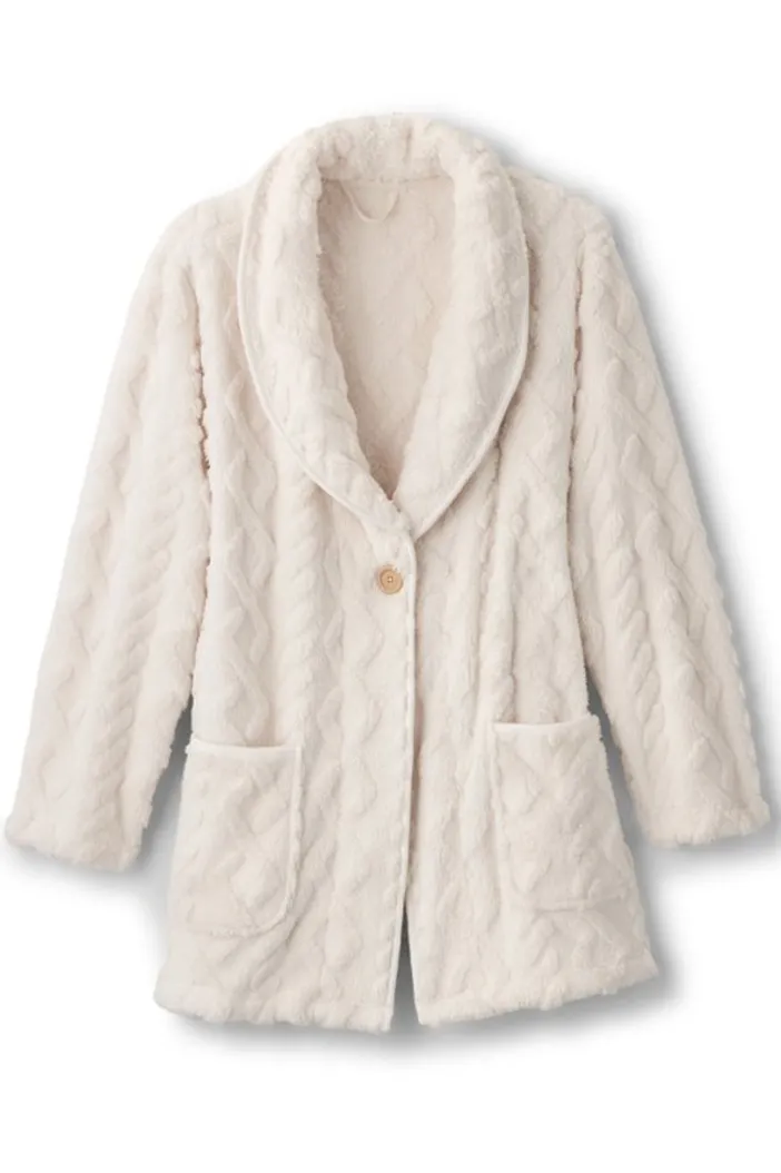 Soft Surroundings Sweaters & Cardigans|Sleepwear & Lounge|Textured Most Wonderful Cardi SugarSwizzle