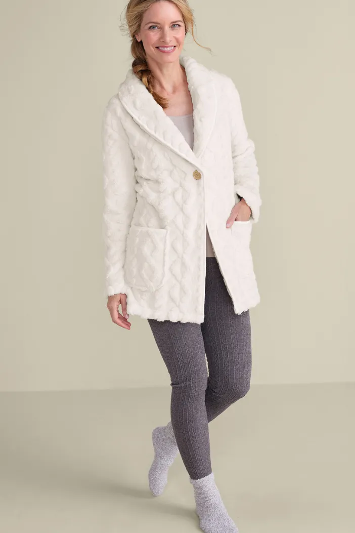 Soft Surroundings Sweaters & Cardigans|Sleepwear & Lounge|Textured Most Wonderful Cardi SugarSwizzle