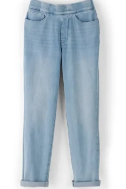 Soft Surroundings Jeans|The Ultimate Denim Pull-On Crop White