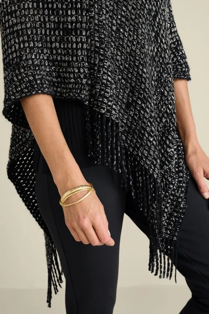 Soft Surroundings Toppers|Jackets & Coats|Touch Of Sparkle Poncho