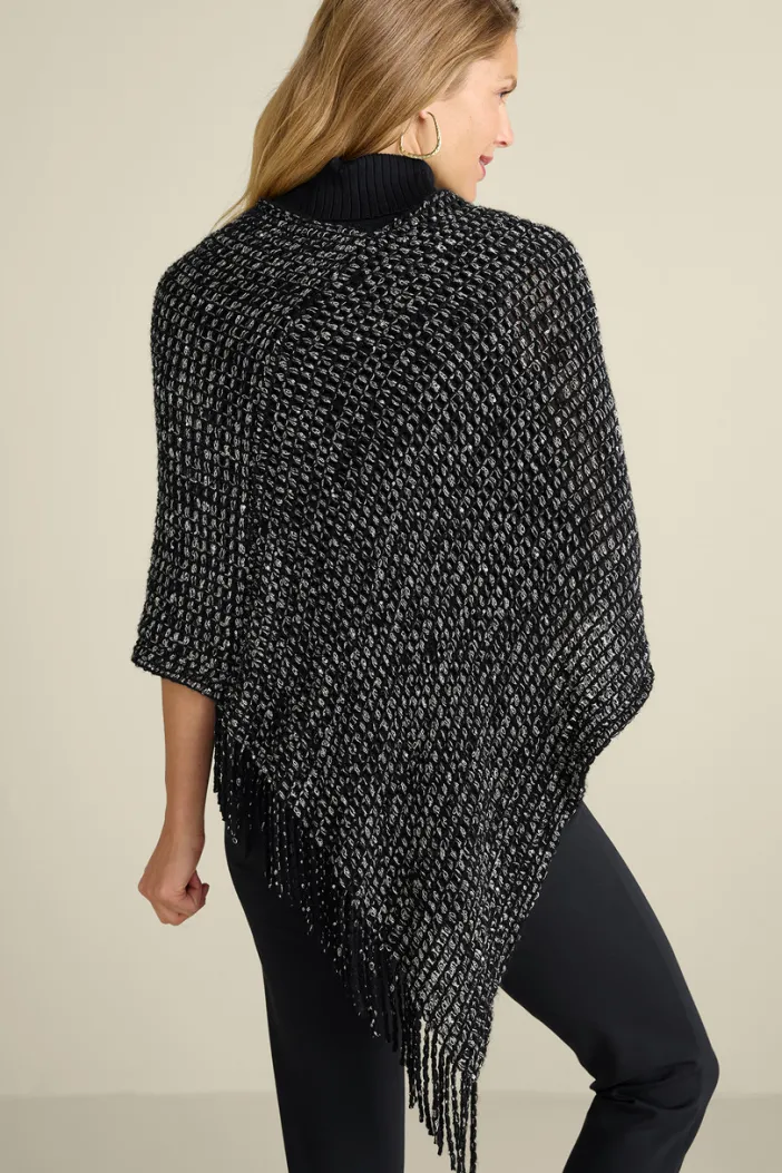 Soft Surroundings Toppers|Jackets & Coats|Touch Of Sparkle Poncho