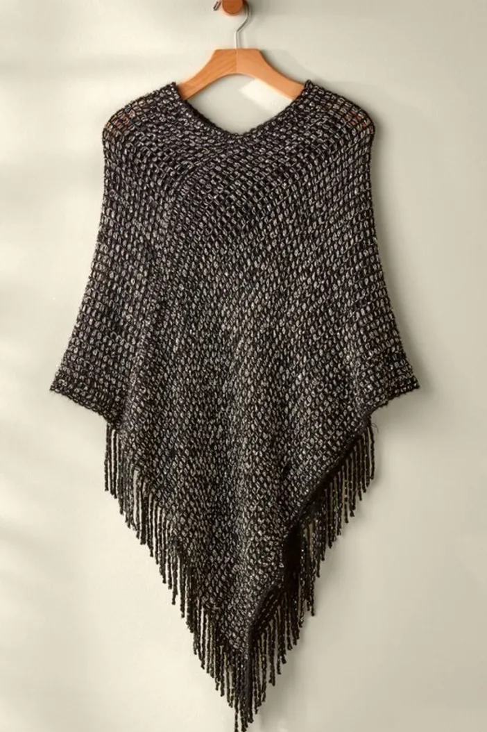 Soft Surroundings Toppers|Jackets & Coats|Touch Of Sparkle Poncho