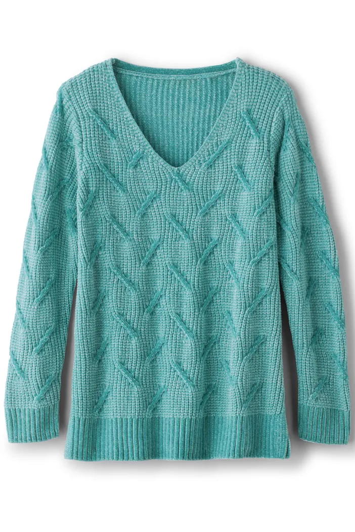 Soft Surroundings Tops|Sweaters & Cardigans|Trina Chenille Sweater