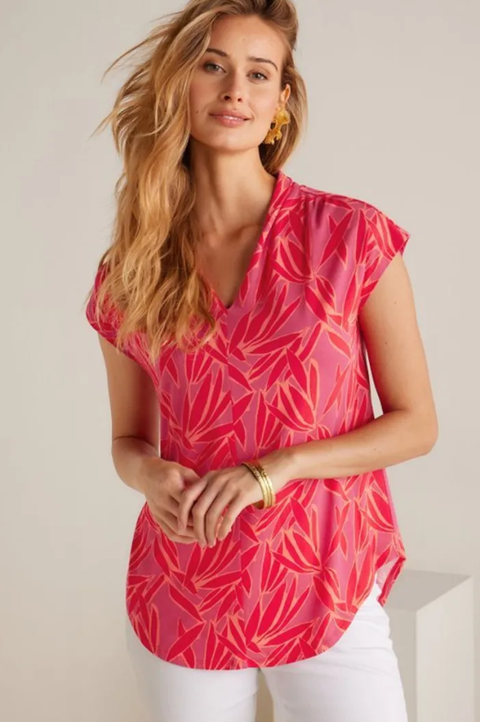 Soft Surroundings Tops|Twilight Luau Printed Tunic
