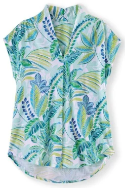 Soft Surroundings Tops|Twilight Luau Printed Tunic