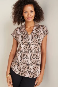 Soft Surroundings Tops|Twilight Luau Printed Tunic