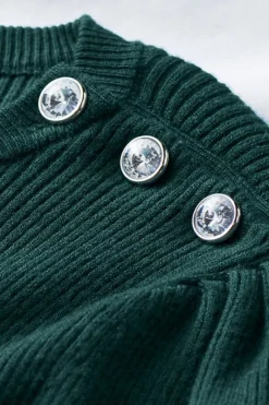 Soft Surroundings Tops|Sweaters & Cardigans|Tyla Button Shoulder Sweater