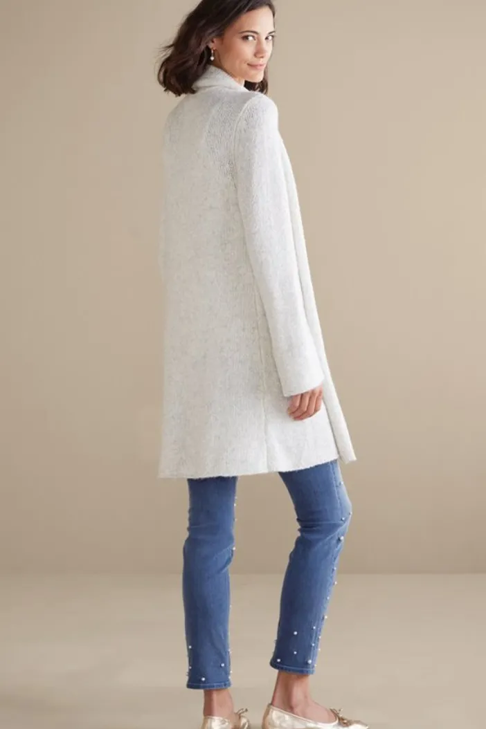 Soft Surroundings Jeans|Ultimate Denim Pearl Straight Leg Jeans IcyBlueWash