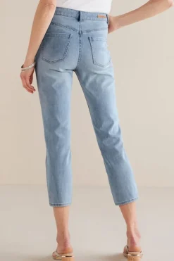 Soft Surroundings Jeans|Ultimate Denim Slim Leg Crop Jeans