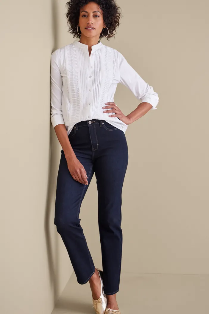 Soft Surroundings Jeans|Ultimate Denim Straight Leg Jeans