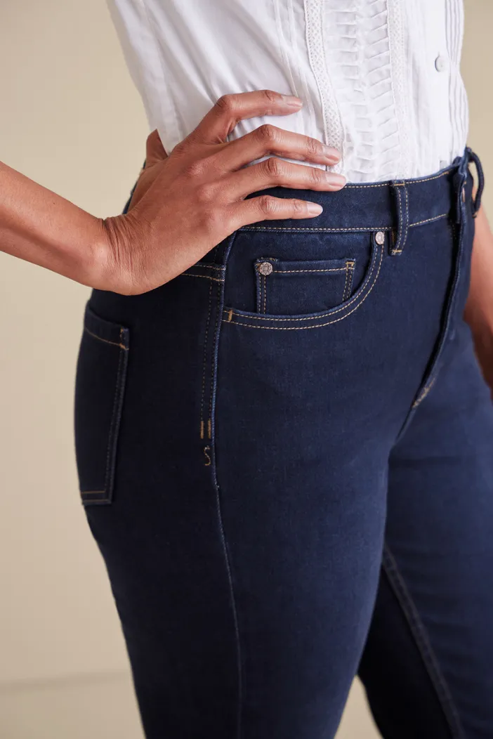 Soft Surroundings Jeans|Ultimate Denim Straight Leg Jeans