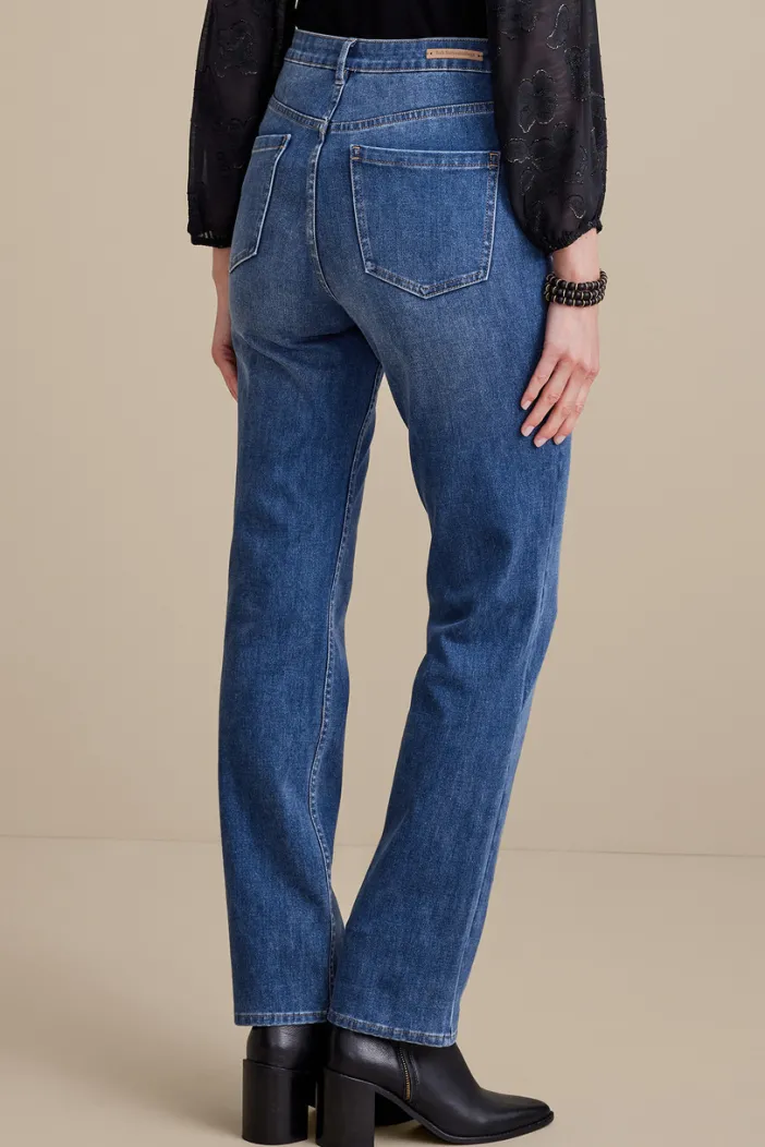 Soft Surroundings Jeans|Ultimate Denim Straight Leg Jeans